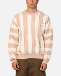XXIII Wavy Slouch Sweater Cream/White