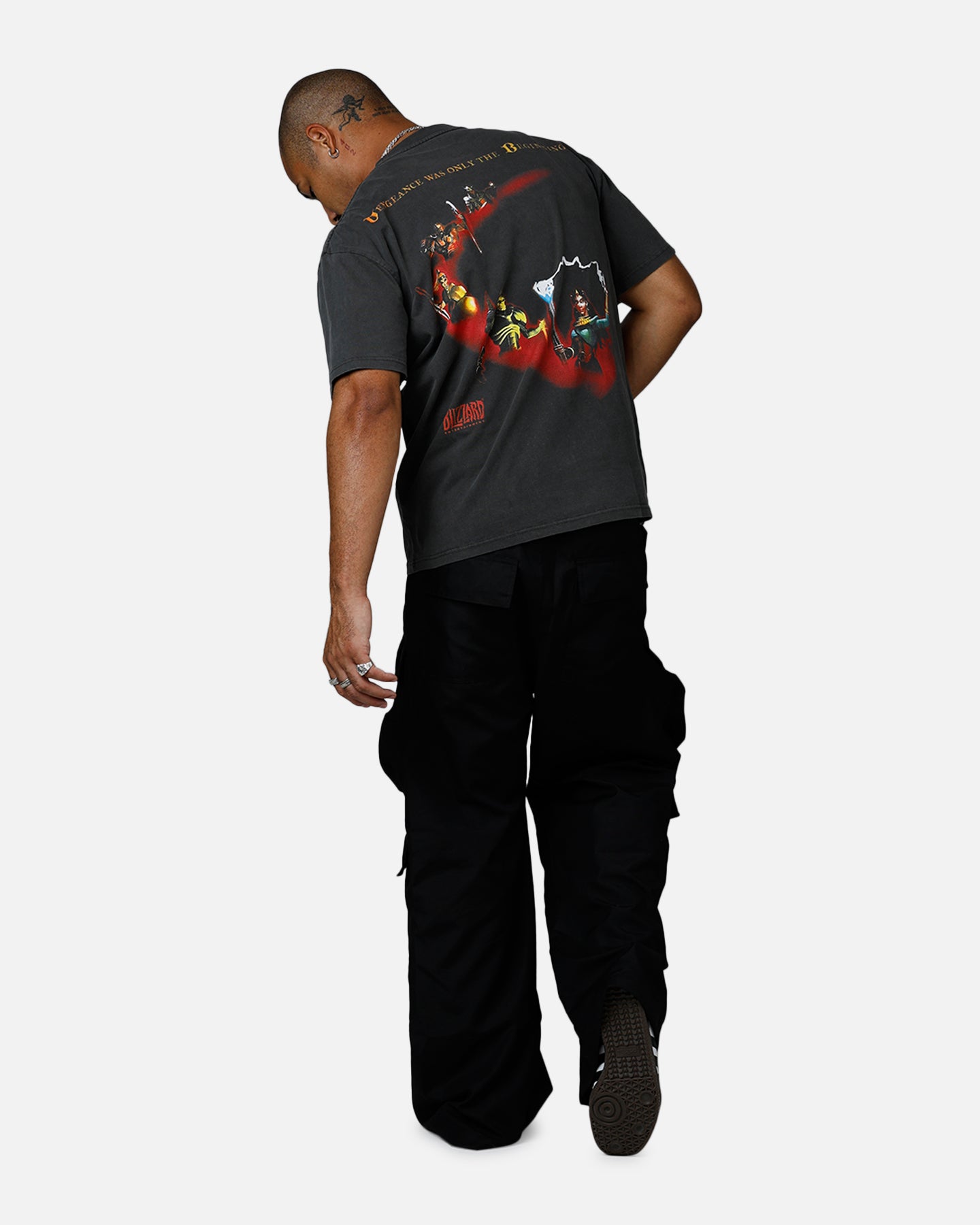 73Studio X Diablo II Halloween Heroes Are Born T-Shirt Black Wash
