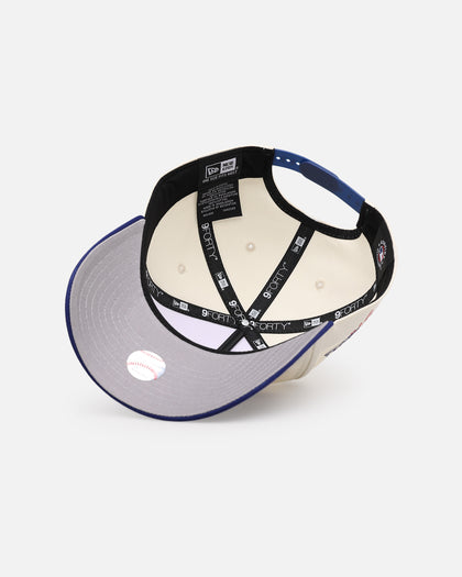 New Era Los Angeles Dodgers 'Vintage Arch Logo' 9FORTY A-Frame Snapback Official Team Colors