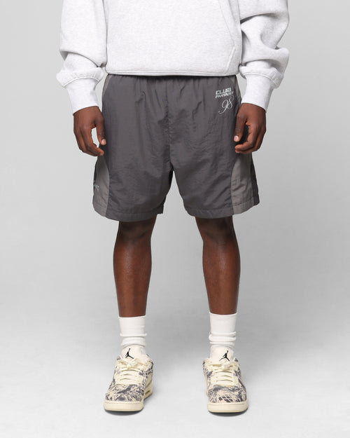 Loiter Subculture Panel Shorts Charcoal
