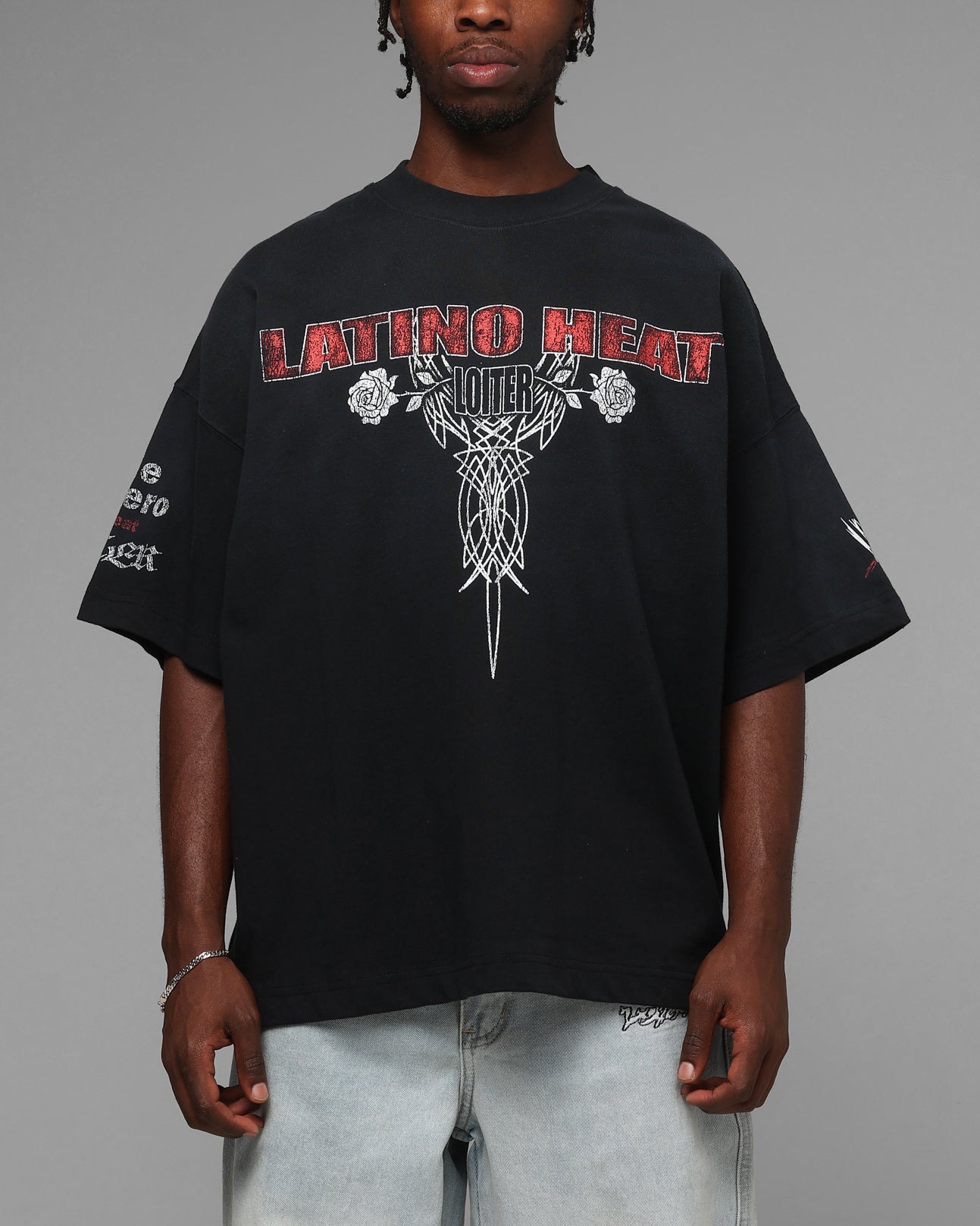 Loiter X WWE Eddie Guerrero Vintage T-Shirt Black | Culture Kings US