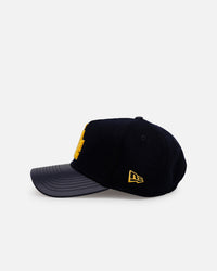 New Era Los Angeles Dodgers 'Varsity' 9FORTY A-Frame Strapback Navy