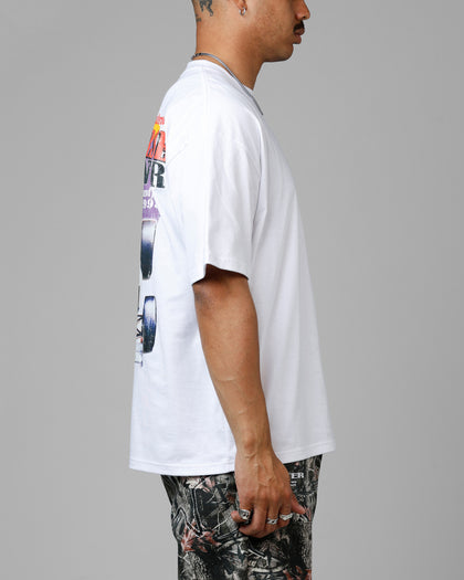 Loiter Horse Power Vintage Drop T-Shirt White