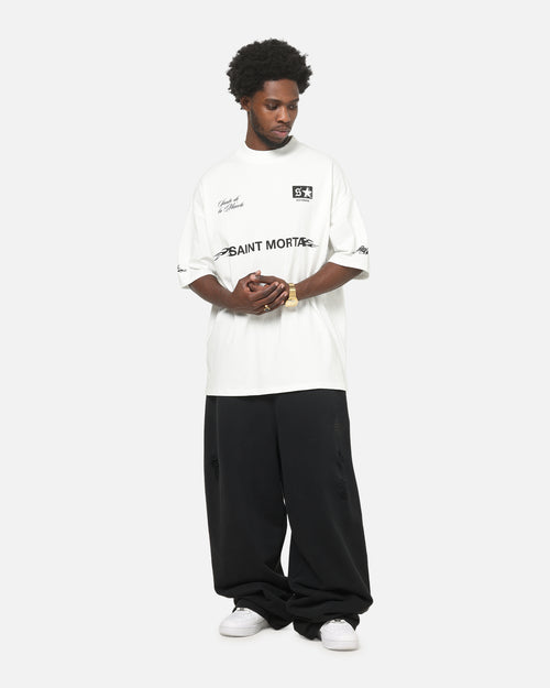 Saint Morta Speed Racing Boxy T-Shirt Off White