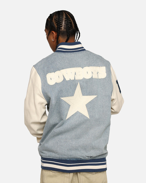 Pro Standard Dallas Cowboys Varsity Denim Jacket Denim/Linen