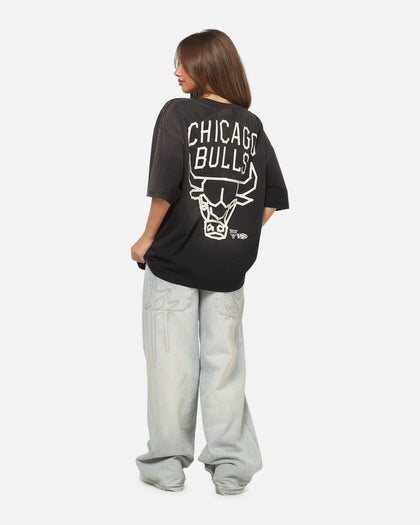 Mitchell & Ness Chicago Bulls Tape T-Shirt Black