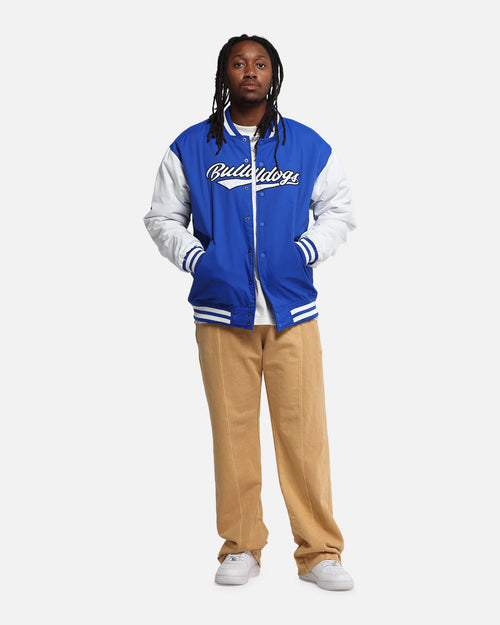 Bleacher Athletic Canterbury-Bankstown Bulldogs NRL 1908 Baseball Varsity Jacket Official Team Colour
