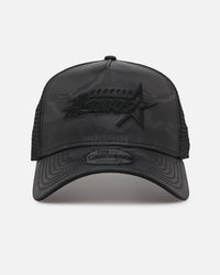New Era Houston Astros 'Camo' 9FORTY A-Frame Trucker Snapback Black