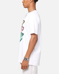 Secret Club Stacked Badge T-Shirt White