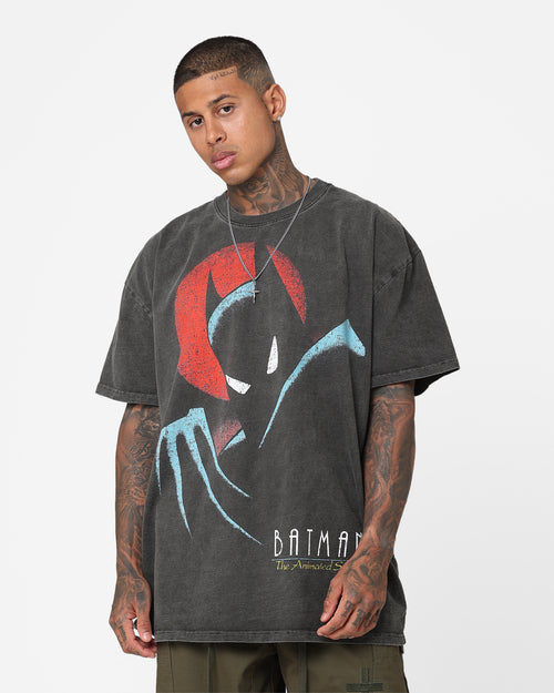 73Studio X DC 1993 Batman Heavyweight Vintage T-Shirt Black Wash