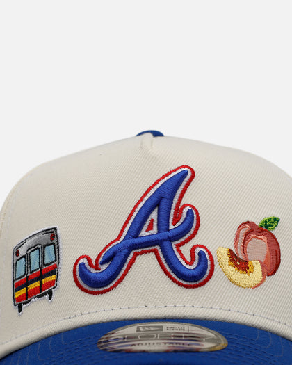 New Era Atlanta Braves 'Chrome City Icons' 9FORTY A-Frame Snapback Chrome/Official Team Color