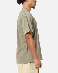 Culture Kings Standard Drop Shoulder T-Shirt Vintage Khaki