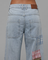 Loiter Patchwork Jeans Denim