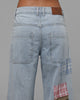 Loiter Patchwork Jeans Denim
