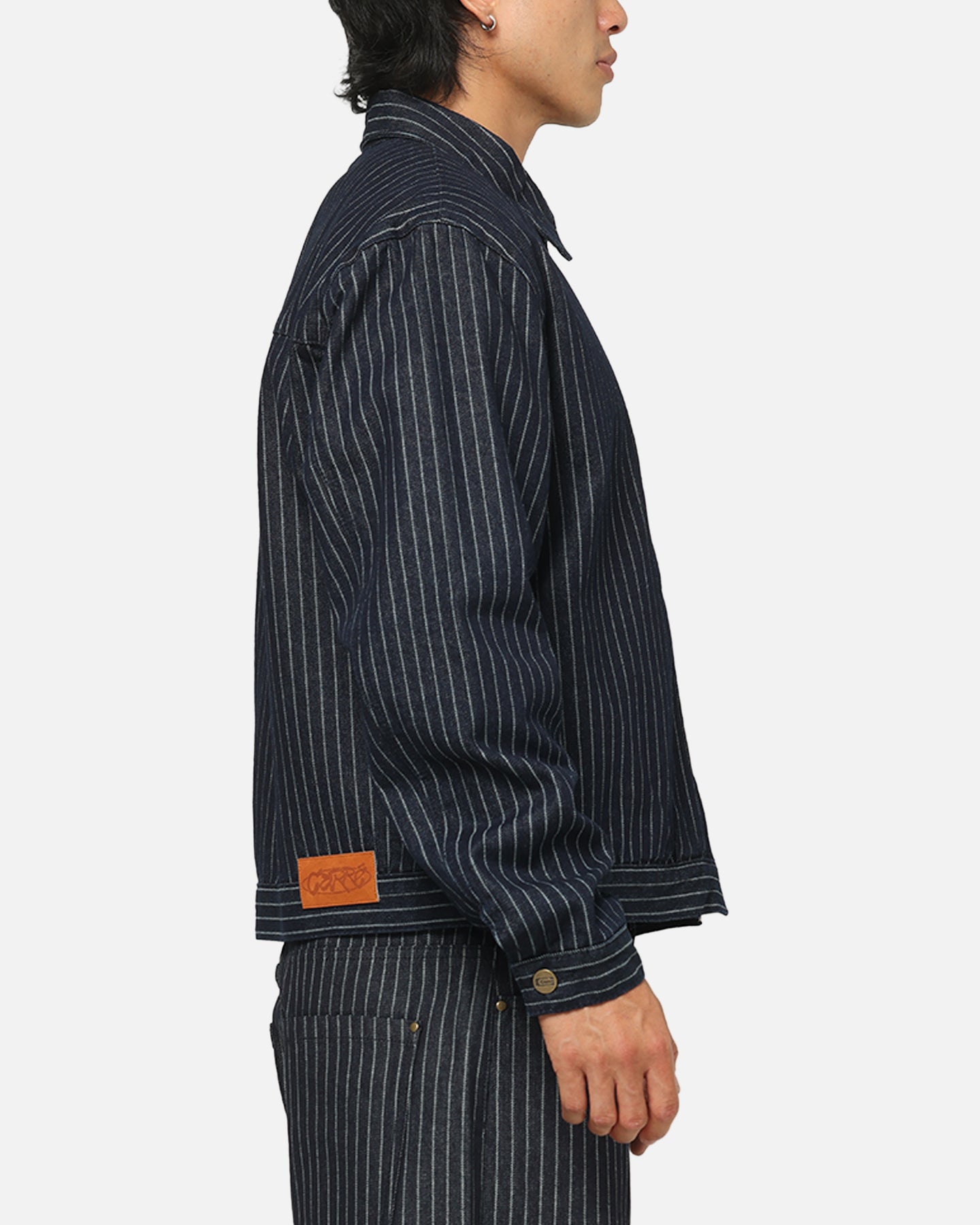 Carre Lockout Pinstripe Jacket Navy Pinstripe | Culture Kings US