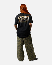 73Studio X Fallout '97 Fallout Vintage T-Shirt Black Acidwash