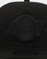 New Era Los Angeles Lakers Core Golfer Snapback Black/Black
