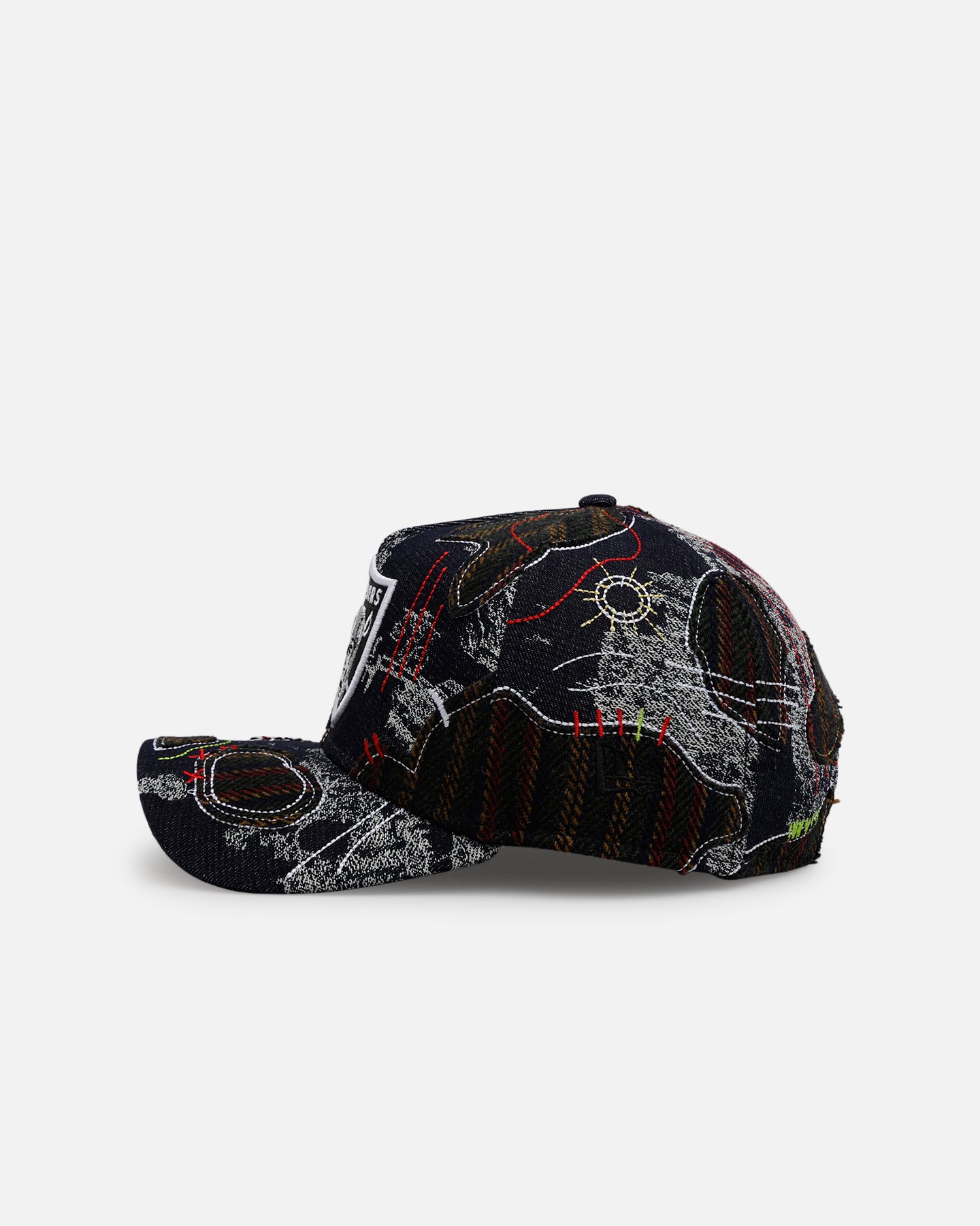 New Era Las Vegas Raiders 'Running Stitch' 9FORTY A-Frame Snapback
