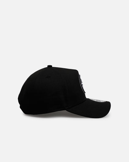 New Era Seattle Mariners 'Pink Rose Embroidery' 9FORTY A-Frame Snapback Black/Pink