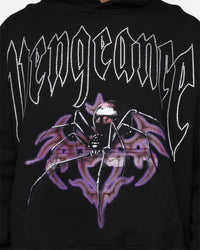 Rats Get Fat Vengeance Rhinestone Hoodie Black