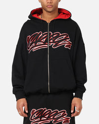 Carre Terrace Zip Hoodie Black