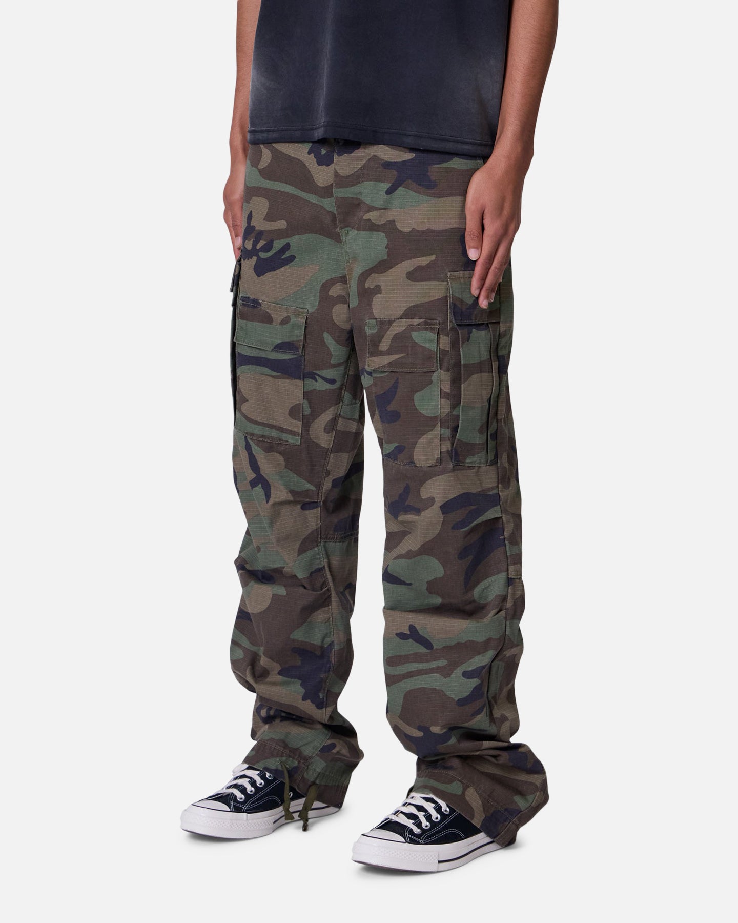 MNML Ultra Baggy Cargo Pants Camo | Culture Kings US