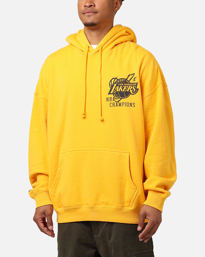 Mitchell & Ness Los Angeles Lakers Rings Hoodie Ochre
