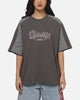 Worship Catharsis Box Crop Raglan T-Shirt Worn Black