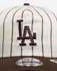 New Era Los Angeles Dodgers 'Washed Stone Walnut' 19TWENTY Snapback Brown Pinstripe