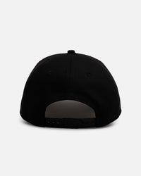 New Era Chicago Cubs 'Pink Rose Embroidery' 9FORTY A-Frame Snapback Black/Pink