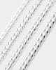 House Of Auric 5mm Cuban Bracelet Set Sterling Silver