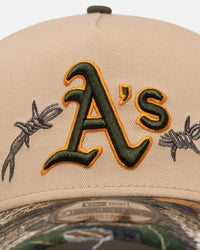New Era Oakland Athletics 'Real Tree Edge Grit' 9FORTY A-Frame Snapback Oat Milk/Real Tree
