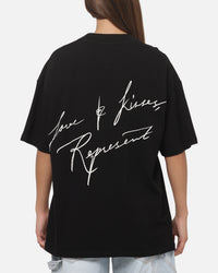 Represent Love And Kisses T-Shirt Jet Black