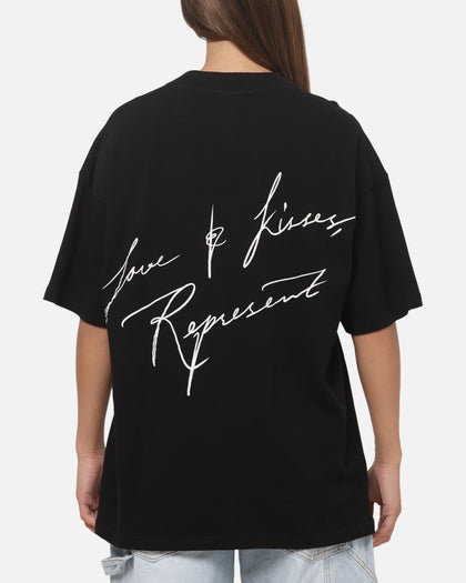 Represent Love And Kisses T-Shirt Jet Black