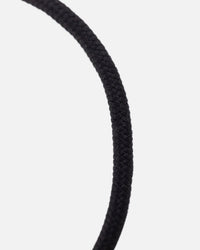 Saint Morta Cord Toggle Bracelet Black/White Gold