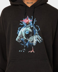 American Thrift X Robot Chicken Robot Chicken Vintage Hoodie Black Wash