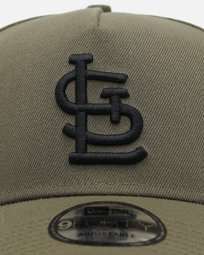 New Era St. Louis Cardinals 'Easy Olive' 9FORTY A-Frame Snapback Olive