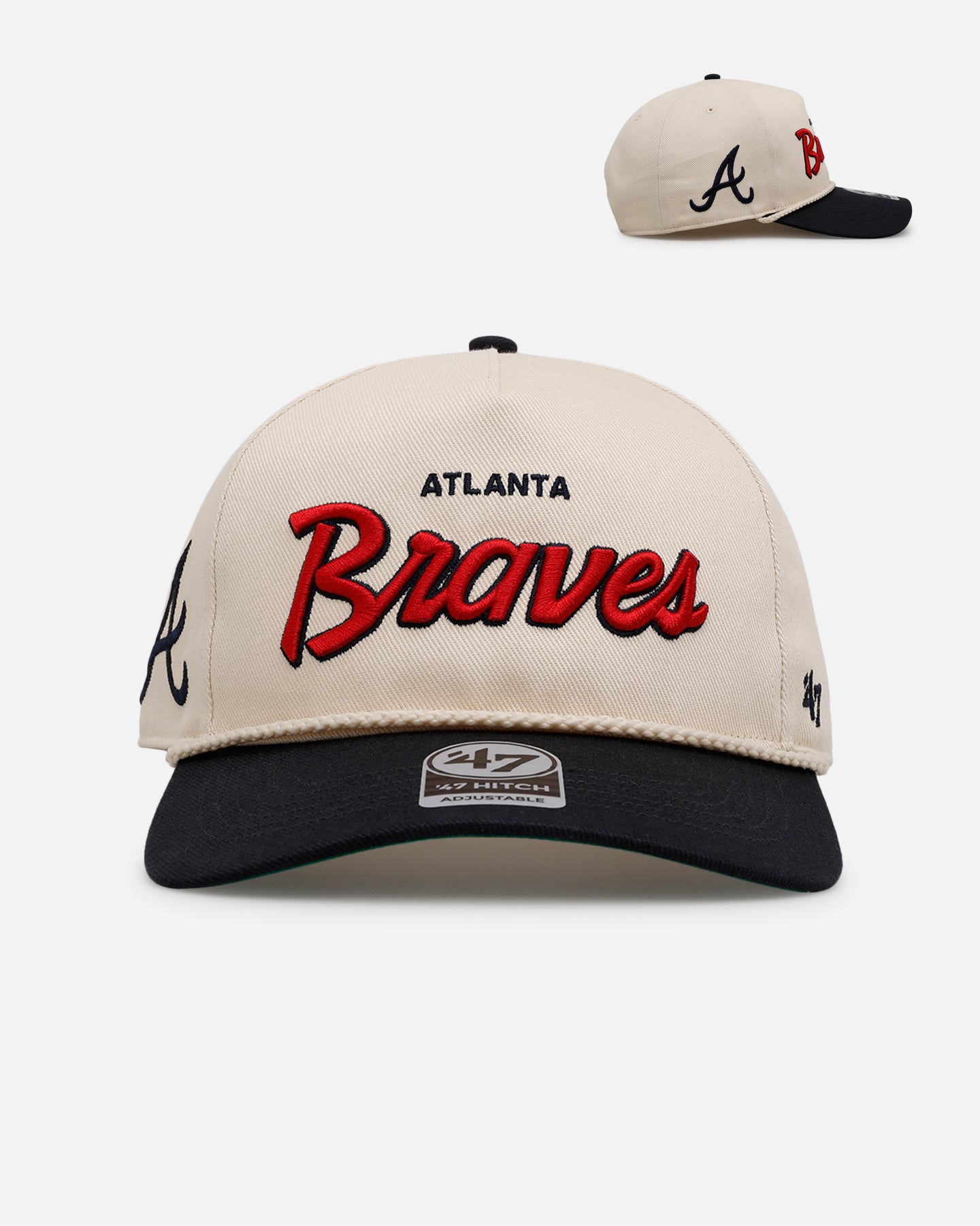 47 Brand Atlanta Braves 'MLB Opening Day' Script Hitch Snapback