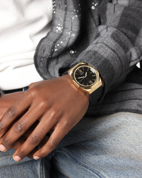 Guess Mainline Emperor Bracelet Watch Black/Gold