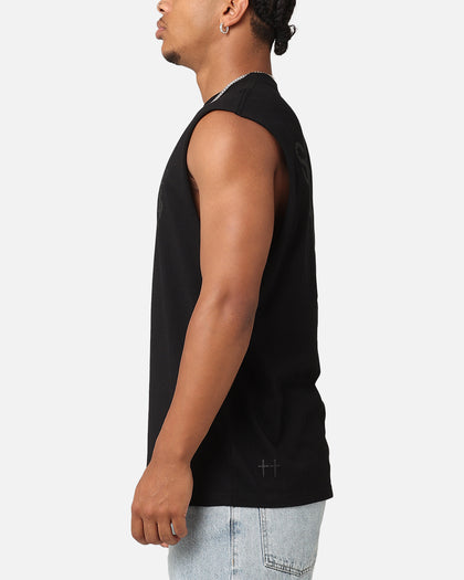 Saint Morta Daggers Oversized Muscle T-Shirt Black/Black