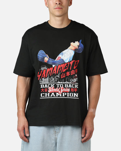New Era Los Angeles Dodgers Yoshinobu Yamamoto T-Shirt Black