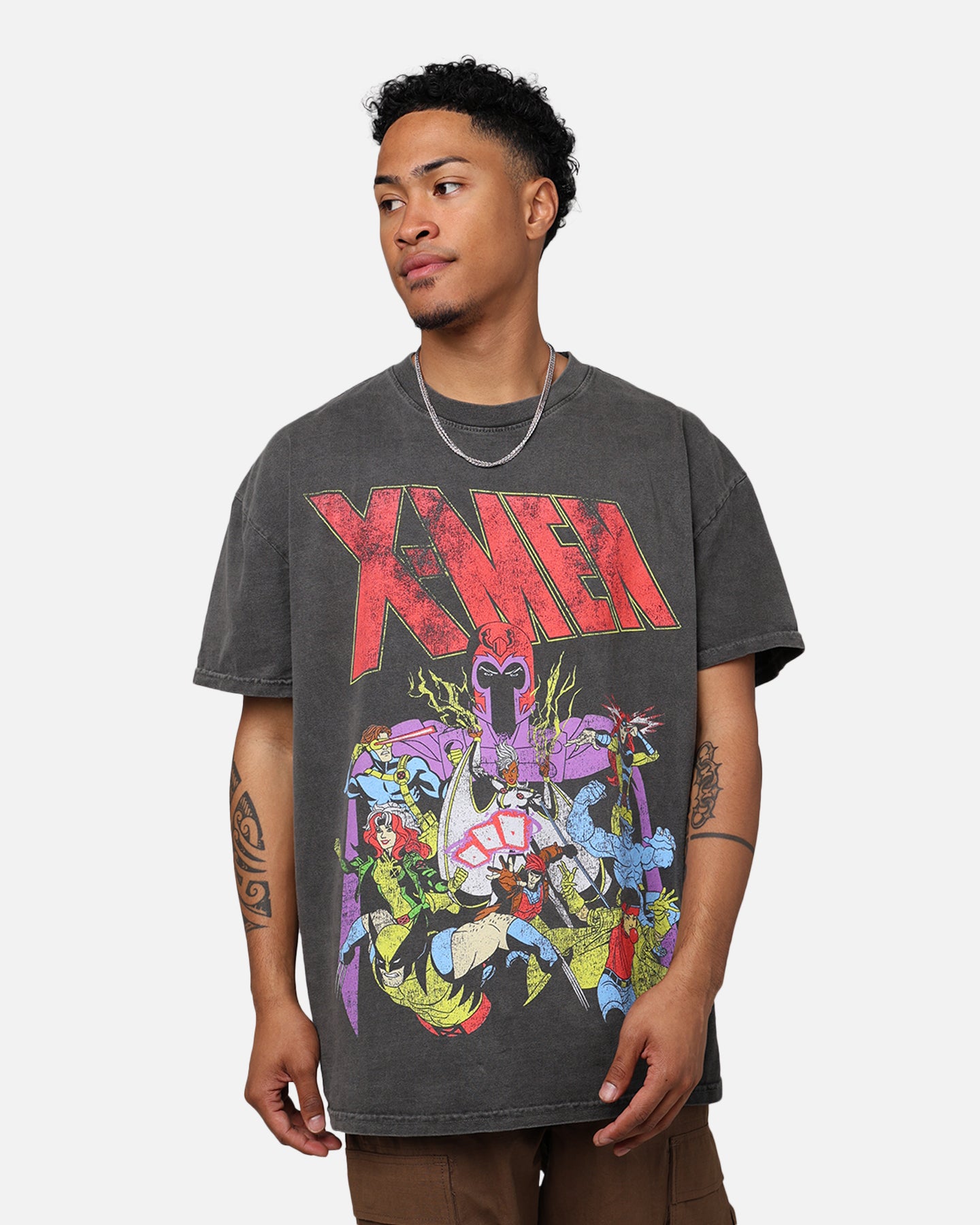 80s marvel XMEN vintage Tシャツ エックスメン マーベル Marvel X-Men The X-Men Heavyweight Vintage T-Shirt Washed Black