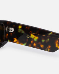 Nuqe Igor Sunglasses Tort/Green/Gold