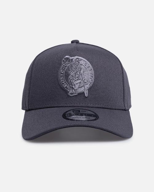 New Era Boston Celtics "Graphite Tonal" 9FORTY A-Frame Snapback Graphite