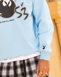 Playboy By Culture Kings Charlie Crewneck Light Blue