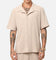 XXIII Pleated Button Up Shirt Tan