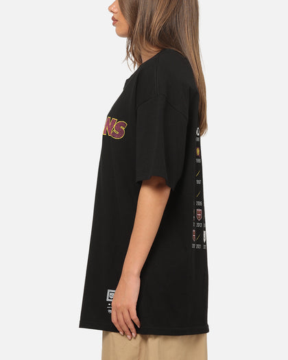 Mitchell & Ness Queensland Maroons 27 X Series Vintage T-Shirt Black