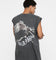 Saint Morta Departed Muscle T-Shirt Black Wash