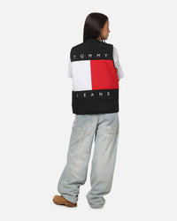 Tommy Jeans Heritage Flag Quilted Vest Black