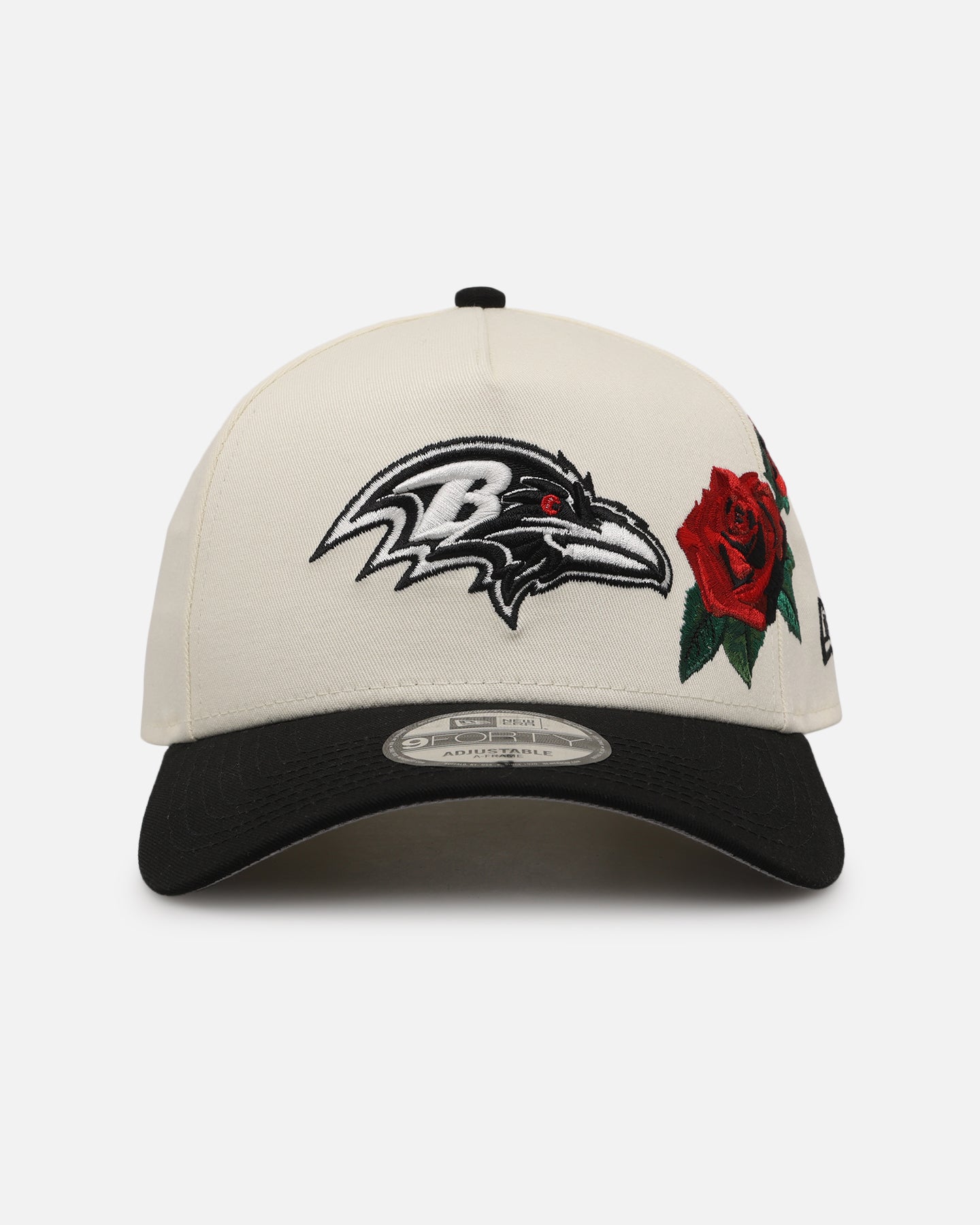 New Era Baltimore Ravens 'Chrome Black Roses' 9FORTY A-Frame